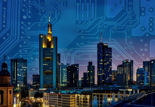 Photo by Tumisu smart, city, circuit, board, technology, connected, skyline, skyscrapers, future, business, modern, automatization, robots, blue business, blue technology, blue city, blue robot, blue future, blue company, blue board, circuit, future, future, future, future, future